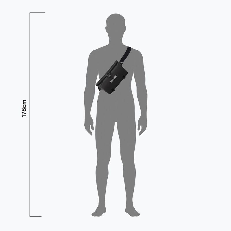 Dviračio vairo krepšys ORTLIEB Velo-Sling 3 l black 10