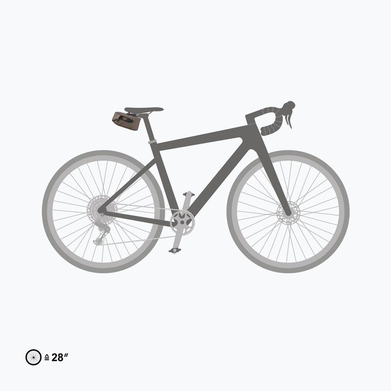 Dviračio krepšys po balneliu ORTLIEB Micro Two 0.8 l dark sand 7