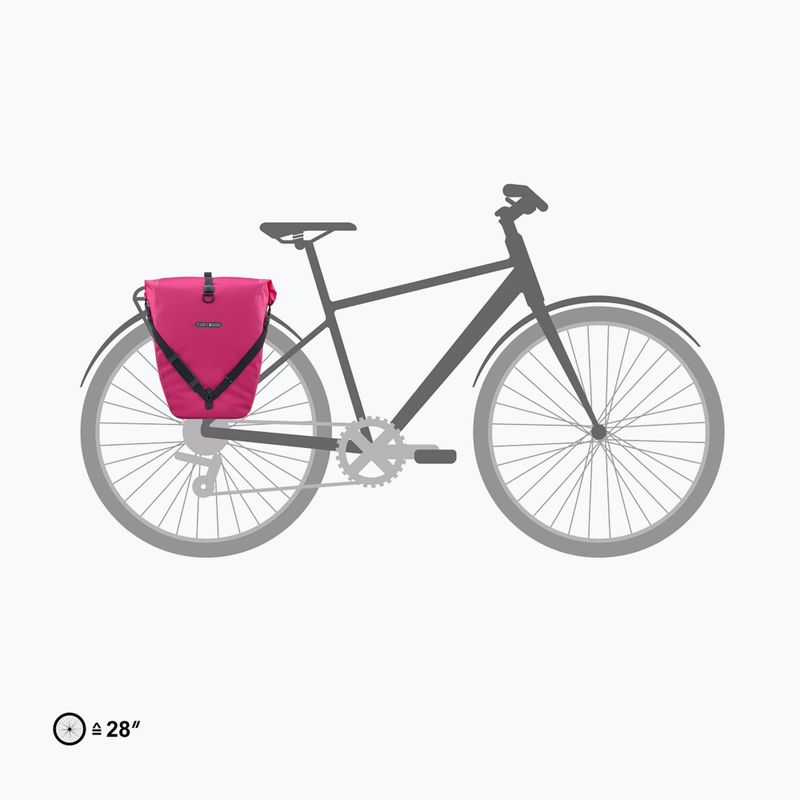 Dviračio krepšys ORTLIEB Back-Roller Cyber 20+3 l cyber pink 8