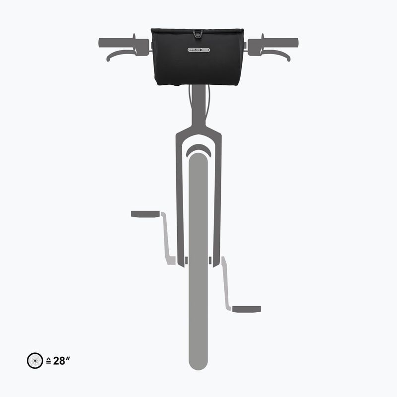 Dviračio krepšys ant vairo ORTLIEB Velo-Sling Flex 2.5 l black 7