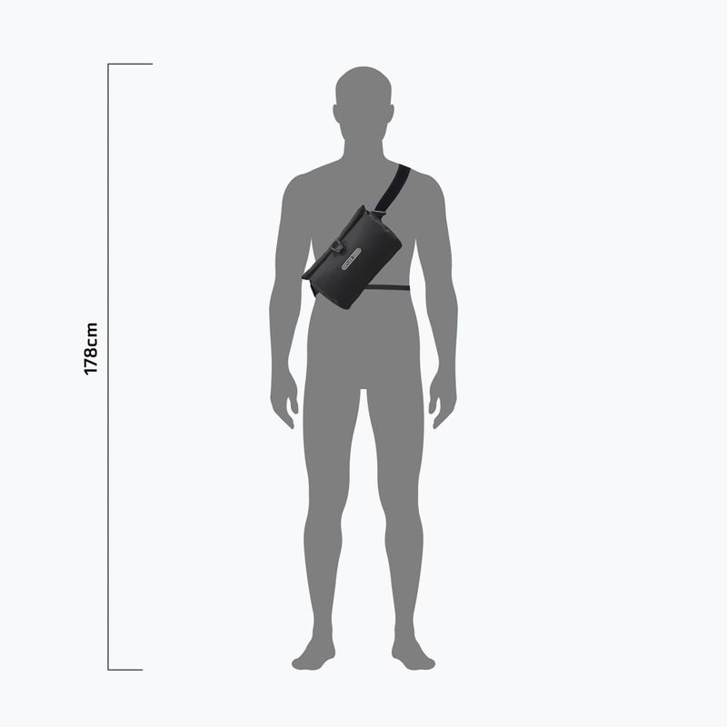 Dviračio krepšys ant vairo ORTLIEB Velo-Sling Flex 2.5 l black 8