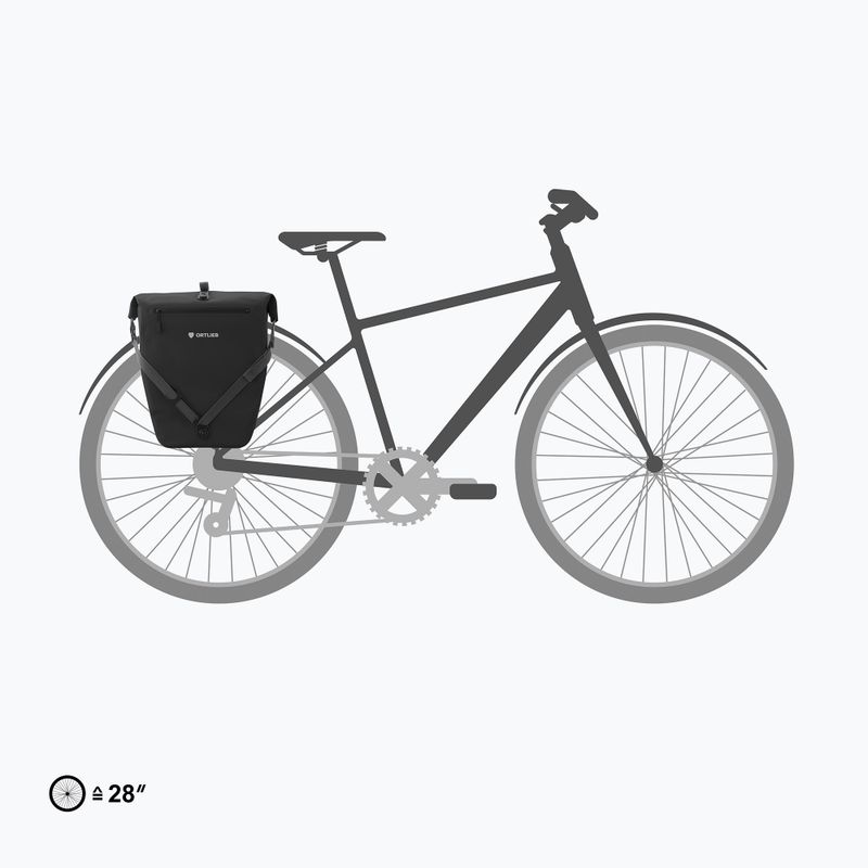Dviračio maišelis Ortlieb Tylna Back-Roller Zip-Pocket Tidura Strong QL2.2 20L black 8