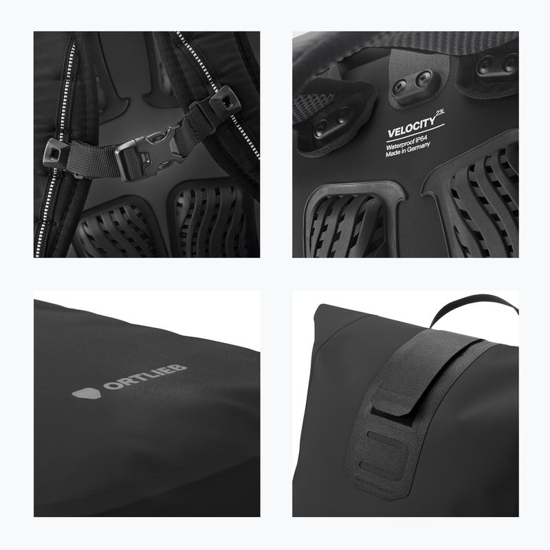 Kuprinė Ortlieb Velocity Tidura Strong 23L black 9