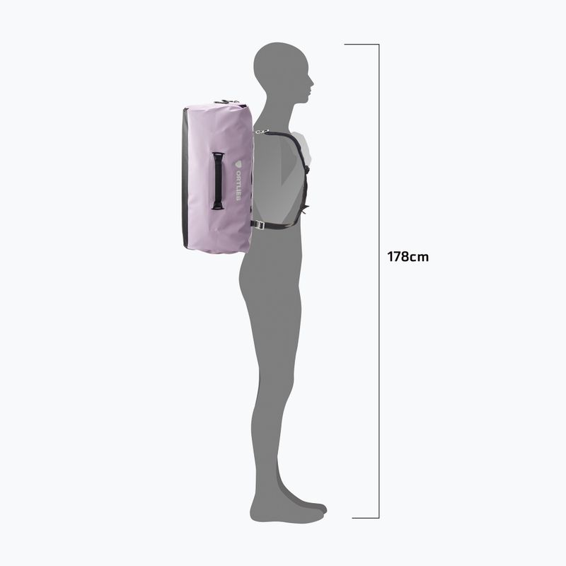 Kelioninė kuprinė ORTLIEB Duffle Zip Tidura Strong 60 l levandų spalvos 11