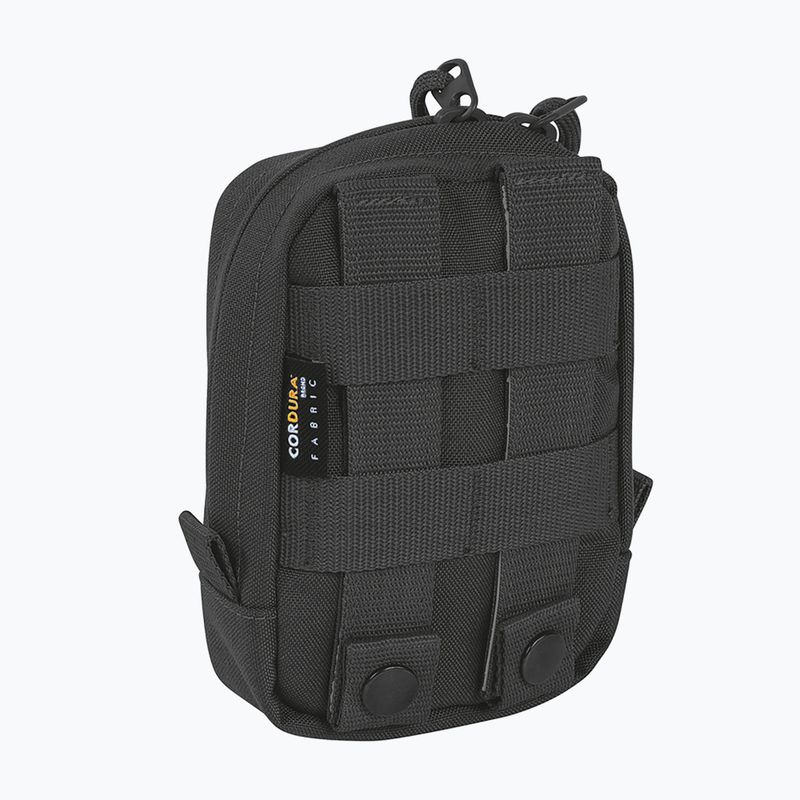 Tasmanijos tigras TT Tac Pouch 1 vertikali juoda kuprinės kišenė 2
