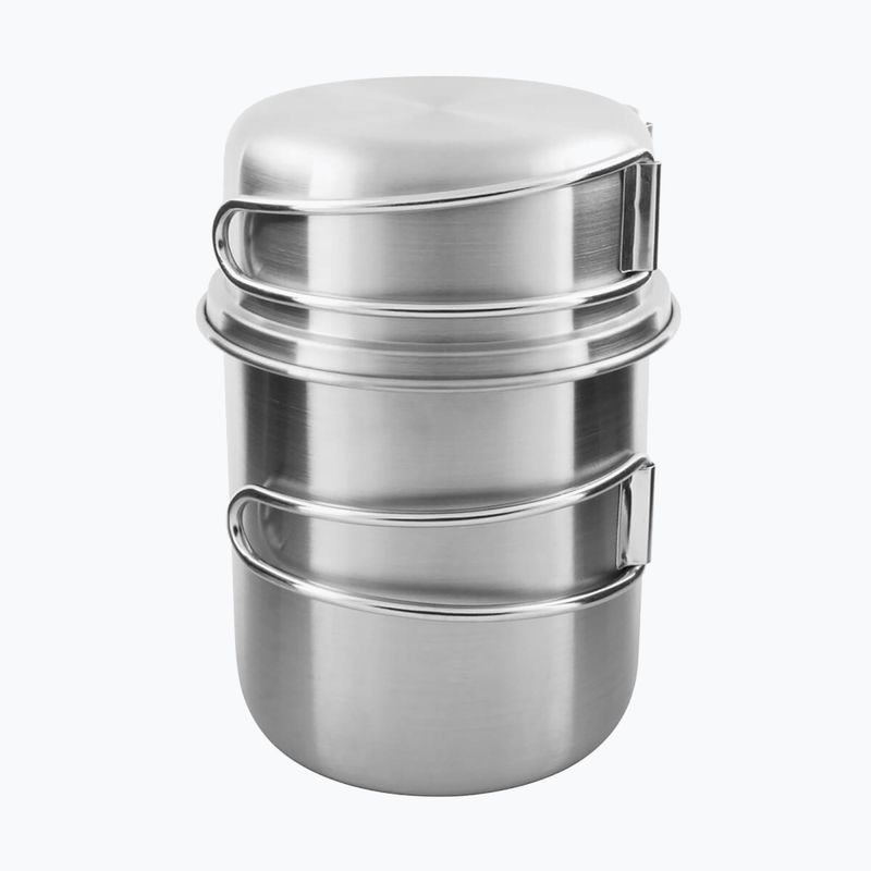 Turistinių indų rinkinys Tatonka Handle Mug 600 ml steel