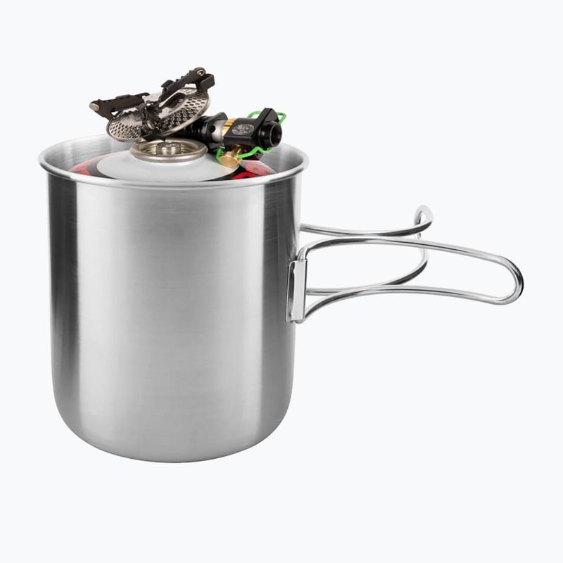 Turistinių indų rinkinys Tatonka Handle Mug 600 ml steel 6