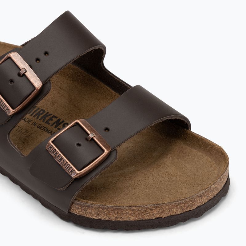 Šlepetės BIRKENSTOCK Arizona NL Regular dark brown 7