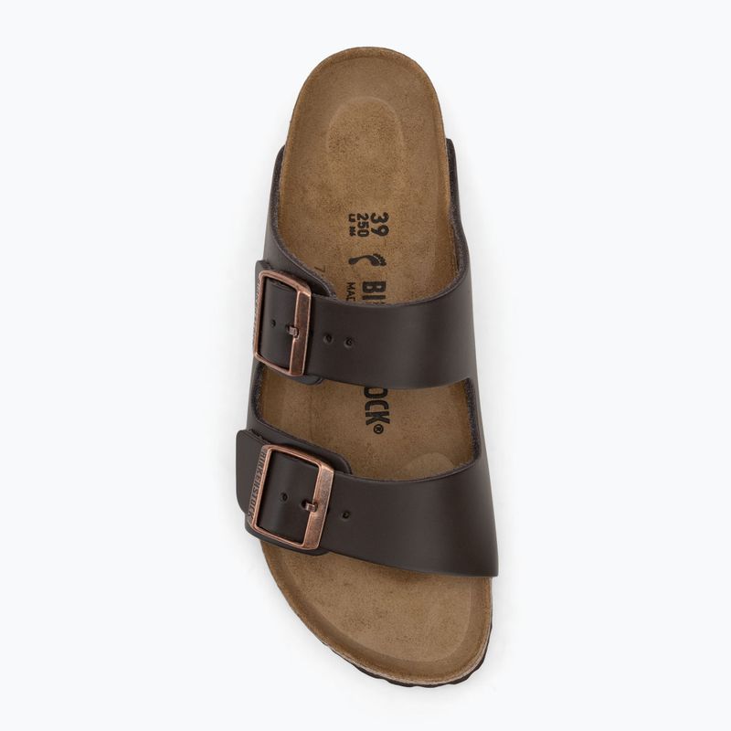 Šlepetės BIRKENSTOCK Arizona NL Narrow dark brown 5