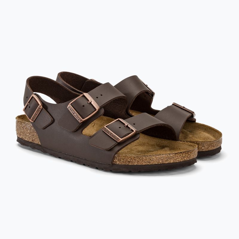 Sandalai BIRKENSTOCK Milano BF Regular dark brown 4
