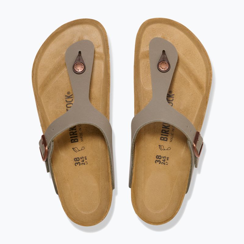 Šlepetės per pirštą BIRKENSTOCK Gizeh Birkibuc stone 3