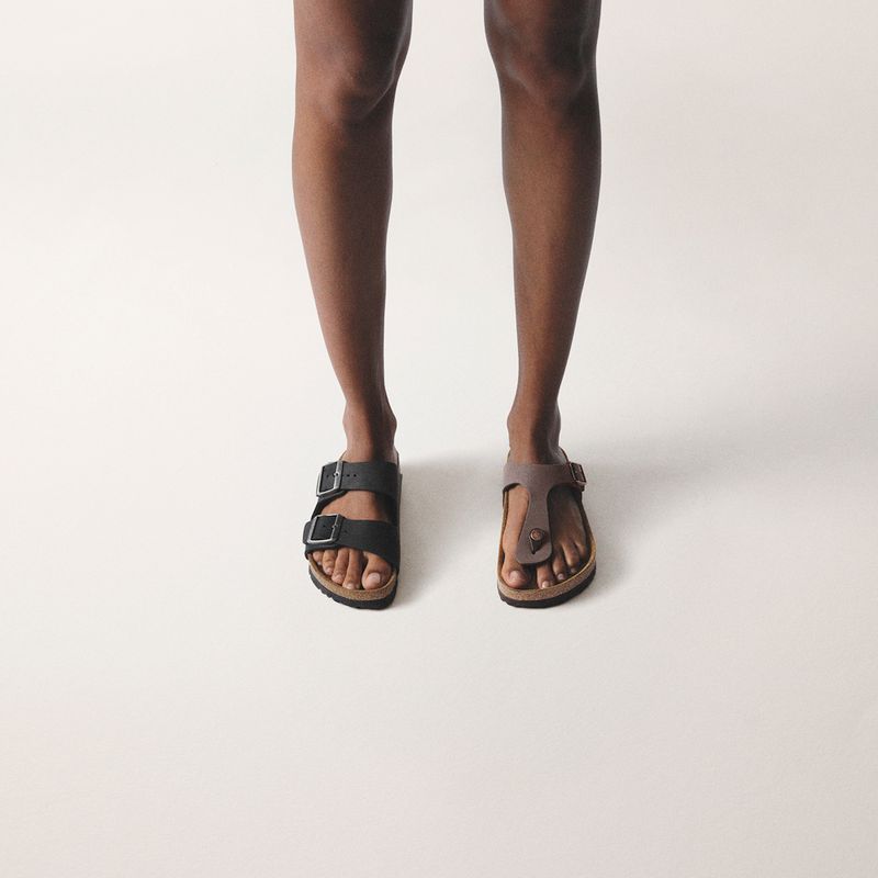 Šlepetės per pirštą BIRKENSTOCK Gizeh Birkibuc mocca 5