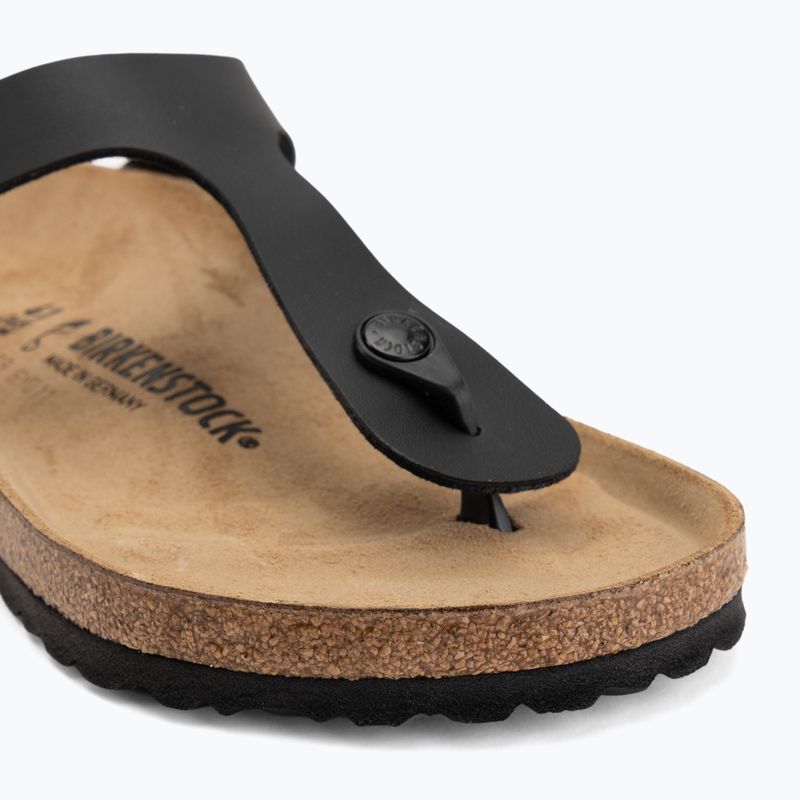 Šlepetės BIRKENSTOCK Gizeh Birko-Flor black 7