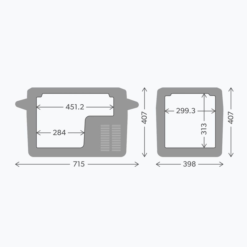 Kelioninis šaldytuvas Dometic CFF35 AC/DC EU Version 34 l black / grey 9