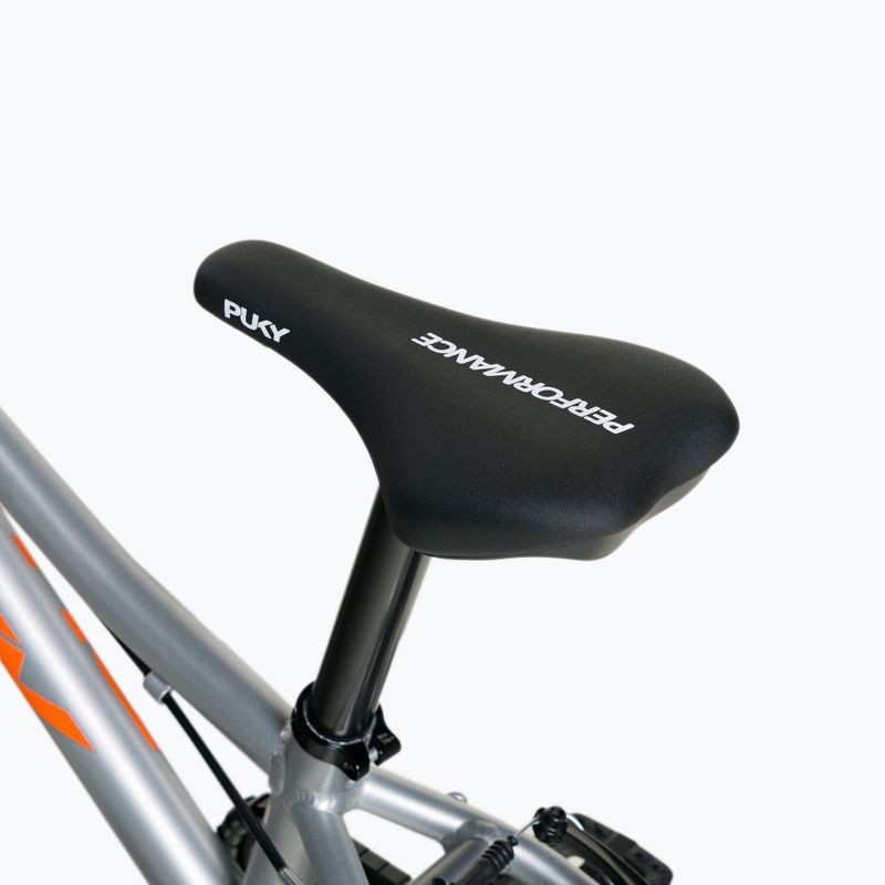 PUKY LS Pro 16 sidabro ir oranžinės spalvos dviratis 4420 7