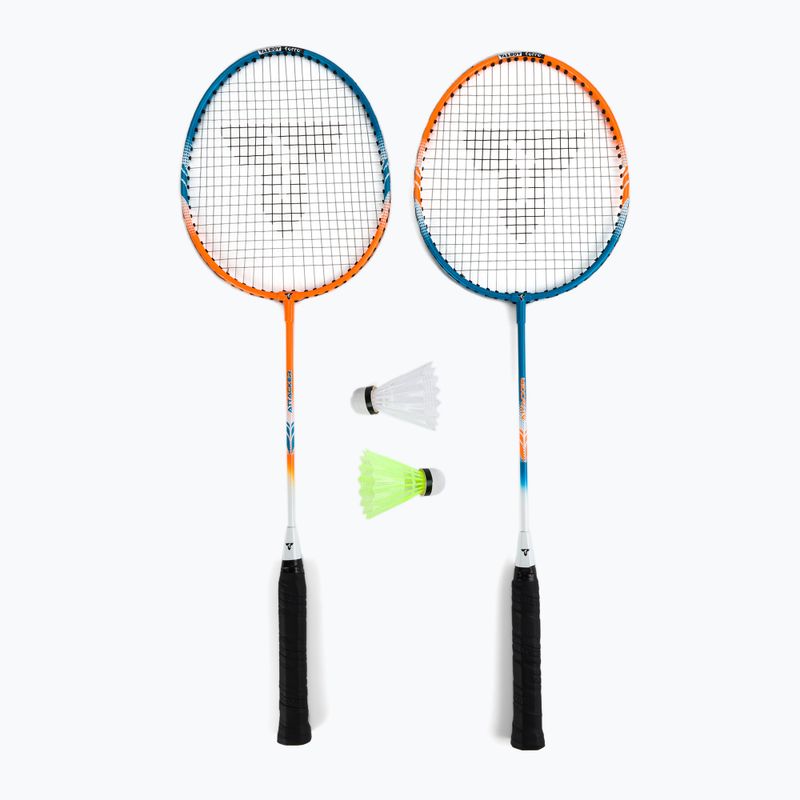 Talbot-Torro 2 Attacker mėlynai oranžinis badmintono rinkinys 449411