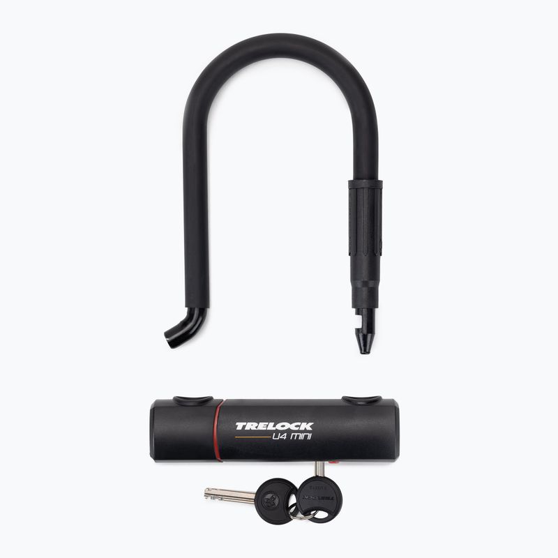 Dviračių U formos spyna Trelock U 4 Mini 83 - 152 juoda TR-8005193 2
