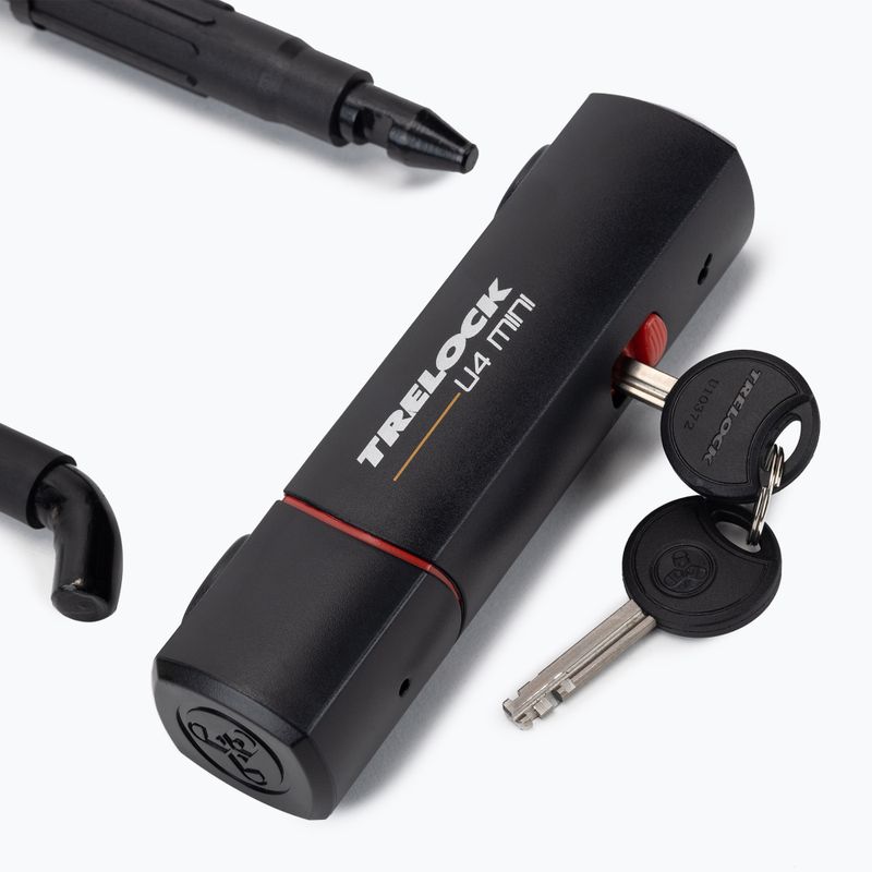 Dviračių U formos spyna Trelock U 4 Mini 83 - 152 juoda TR-8005193 3