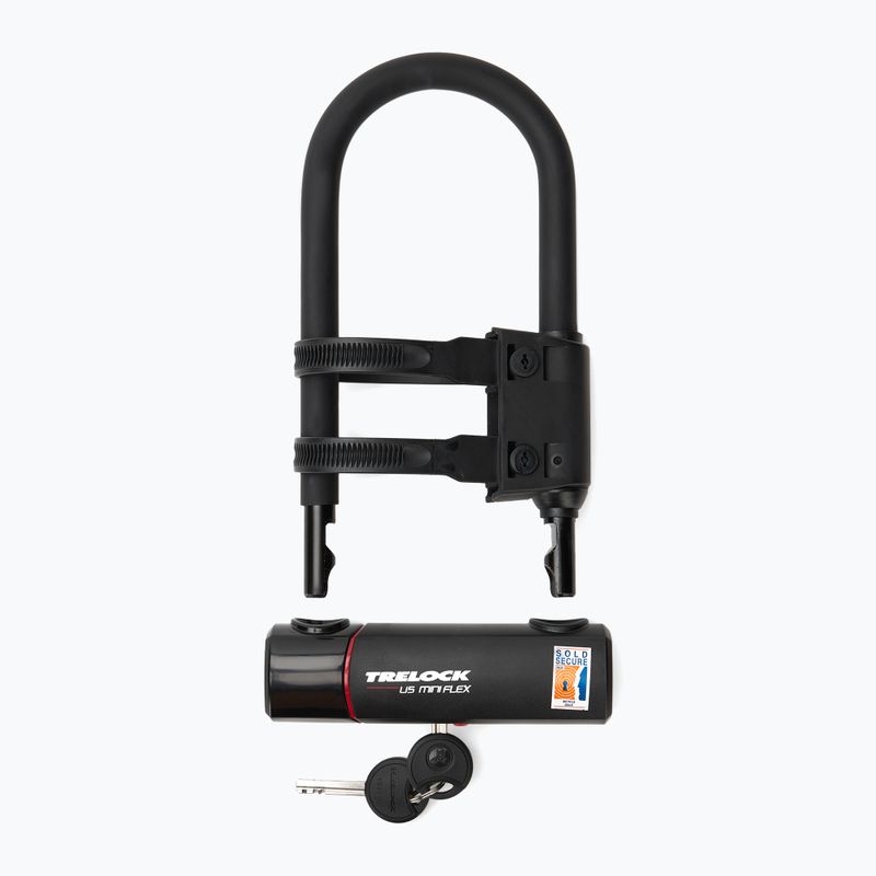 Dviračio užraktas Trelock U5 Mini Flex U-Lock black 2