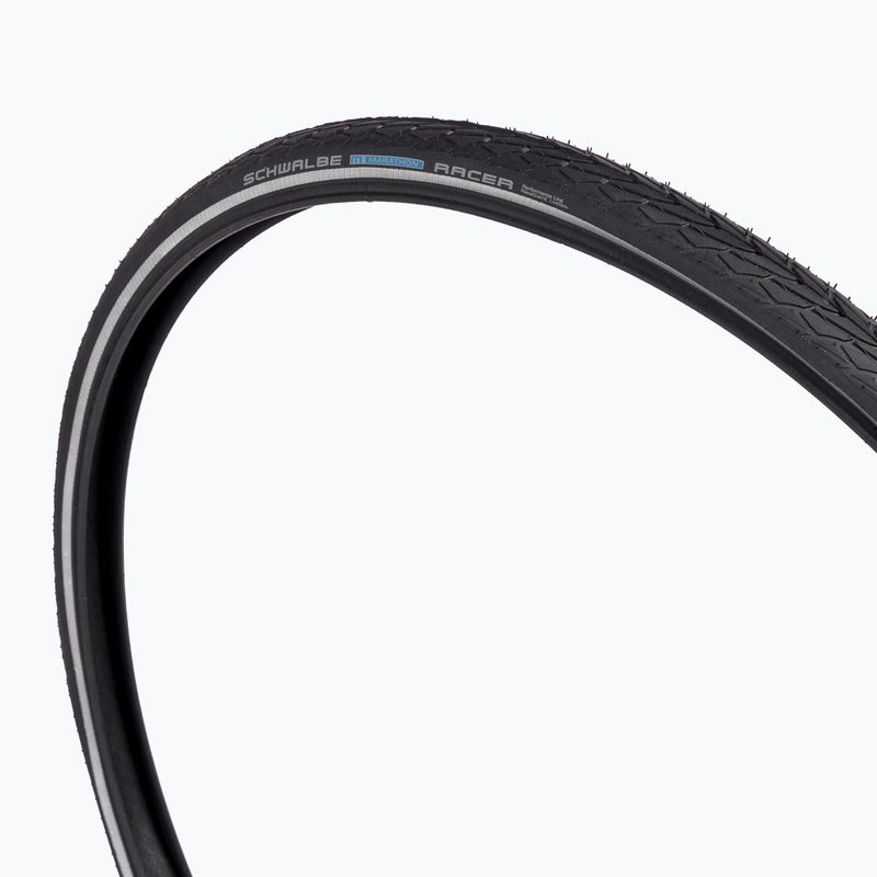 SCHWALBEMarathon Racer Race Guard Addix wire black reflex dviračių padanga