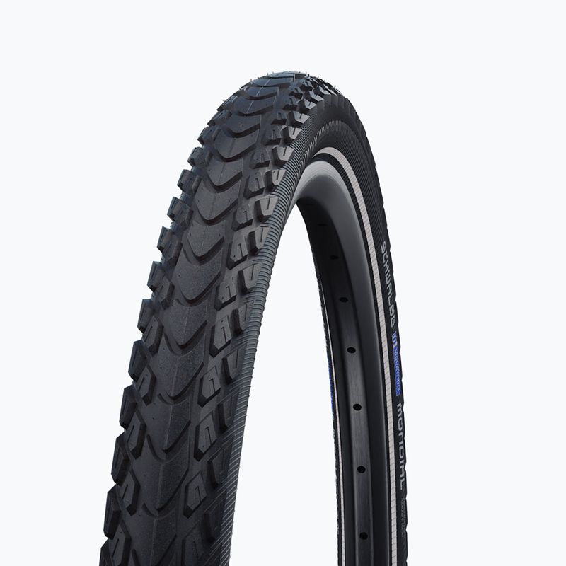 SCHWALBE Marathon Mondial Raceguard Addix wire black reflex dviračio padanga
