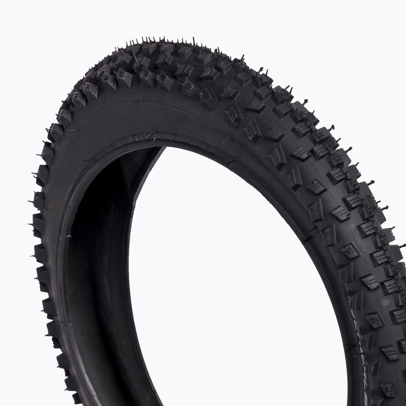 SCHWALBE dviračio padanga Black Jack K-Guard Black N Roll juoda viela 3