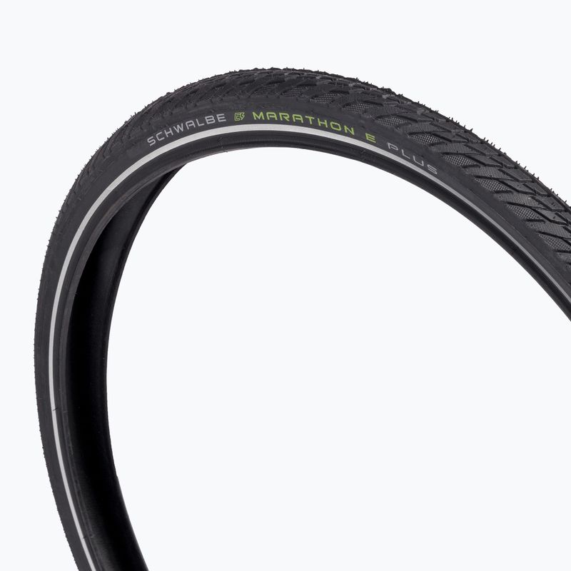SCHWALBE Marathon E-Plus Smart Dualguard Addix E wire black reflex dviračio padanga