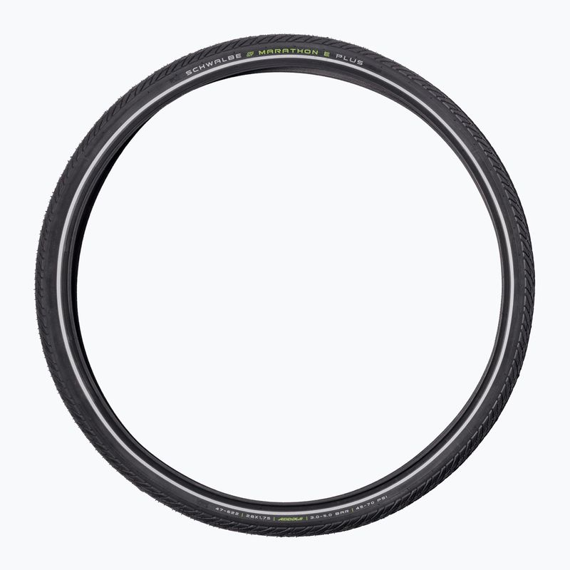 SCHWALBE Marathon E-Plus Smart Dualguard Addix E wire black reflex dviračio padanga 3