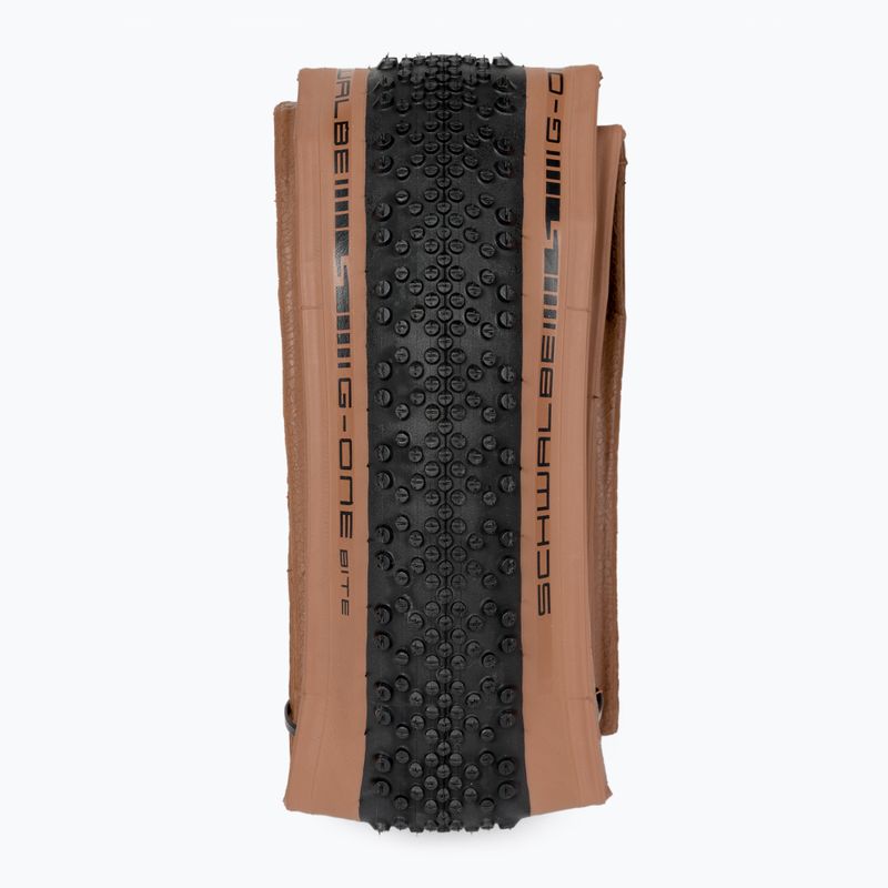 Schwalbe G-One Bite Raceguard Addix skl. bronzos spalvos šoninė dviračių padanga 2