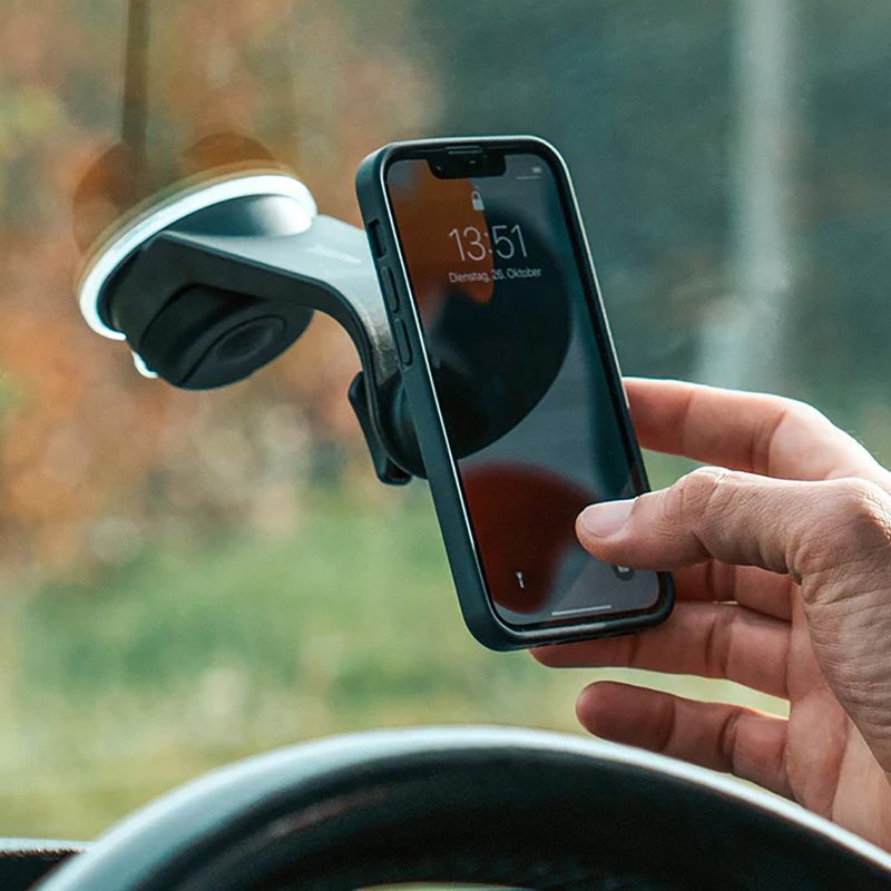 Automobilinis telefono laikiklis SP CONNECT Suction Mount su priekinio stiklo laikikliu, juodas 53141 6