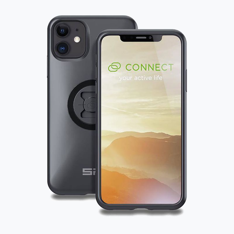 Dėklas su laikikliu dviračiui SP CONNECT Bundle II Iphone 11 / XR juodas 55224
