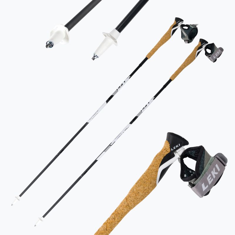 LEKI MCT Superlite Carbon bėgimo lazdos juodos spalvos 65125561110 8