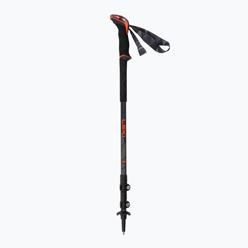 Žygio lazdos LEKI Makalu bright red/black/dark anthracite 2