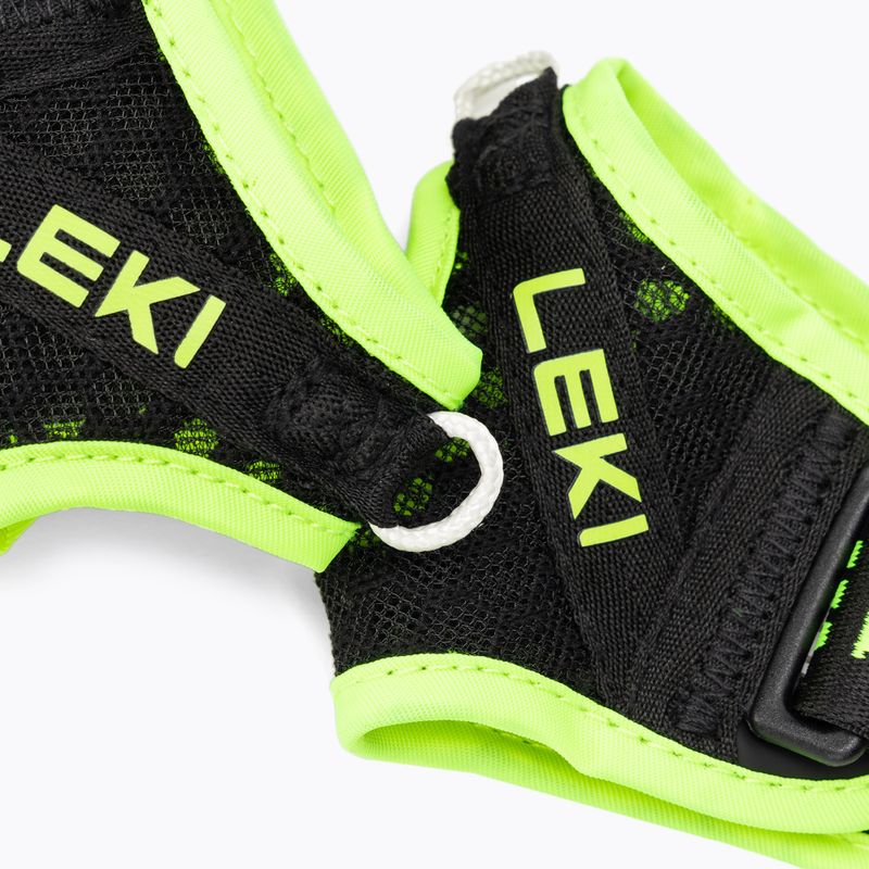 Lazdų dirželiai LEKI Shark Frame Strap Mesh black/neonyellow 4