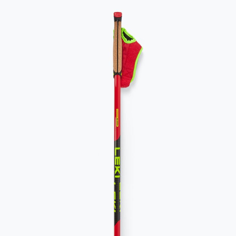Lygumų slidinėjimo lazdos LEKI PRC 750 bright red/ neon yellow/ black 2