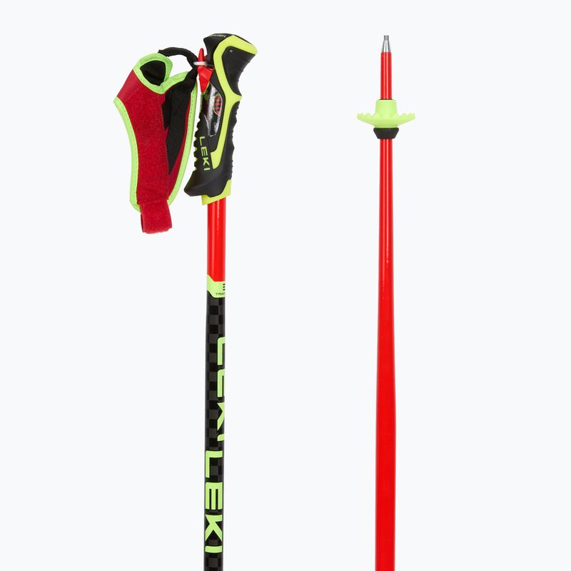 Slidinėjimo lazdos LEKI WCR TBS SL 3D bright red/black/neon yellow 3