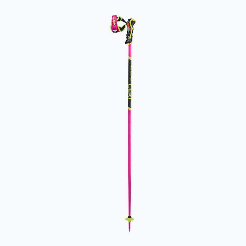 Slidinėjimo lazdos LEKI WCR TBS SL 3D neon pink/black/neon yellow 2