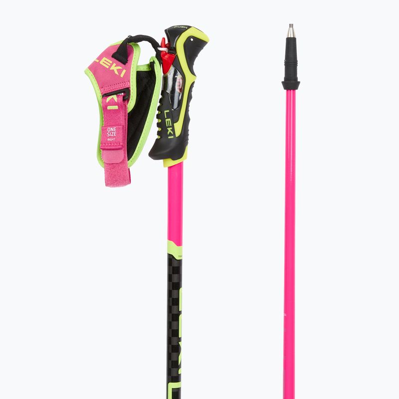 Slidinėjimo lazdos LEKI Venom SL 3D neon pink/black/neon yellow 3