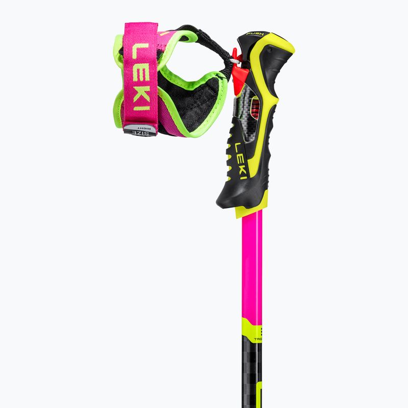 Slidinėjimo lazdos LEKI Venom SL 3D neon pink/black/neon yellow 3