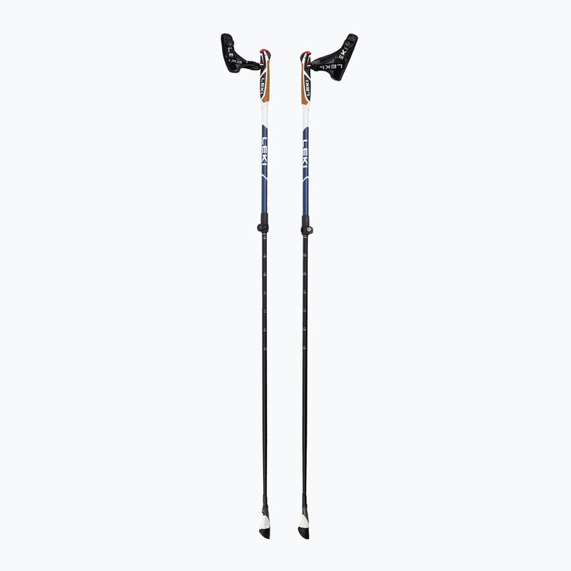 Šiaurietiško ėjimo lazdos LEKI Smart Supreme midnightblue dark metallic/darkblue/white