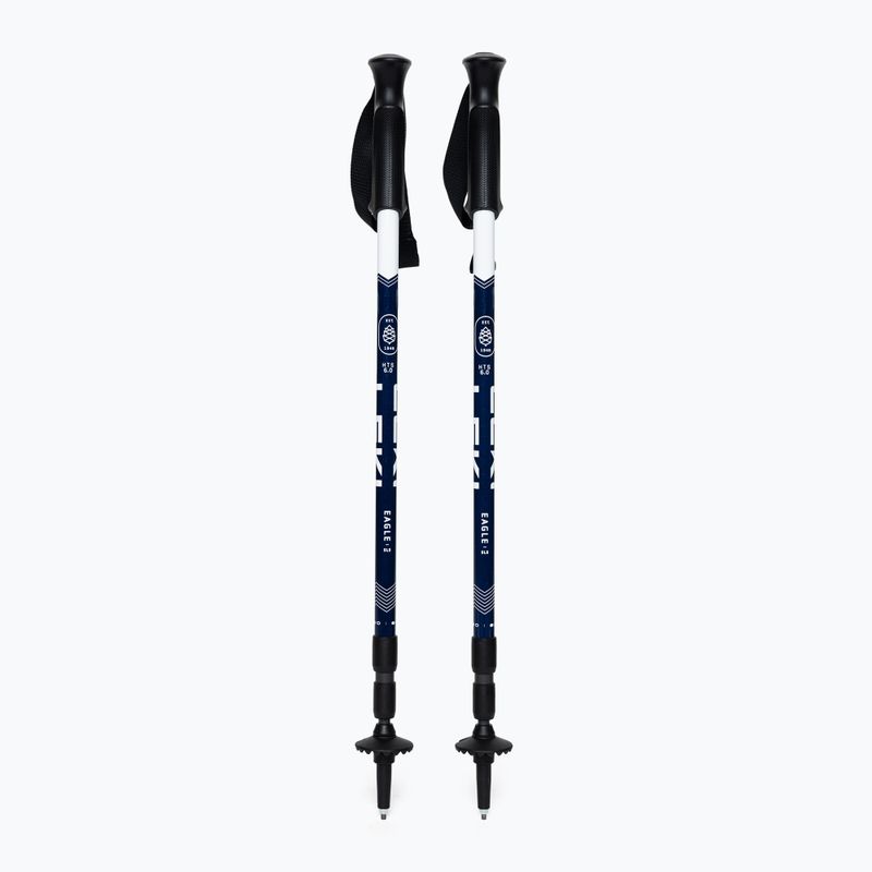 LEKI Eagle mėlynos/baltos spalvos trekingo lazdos 6