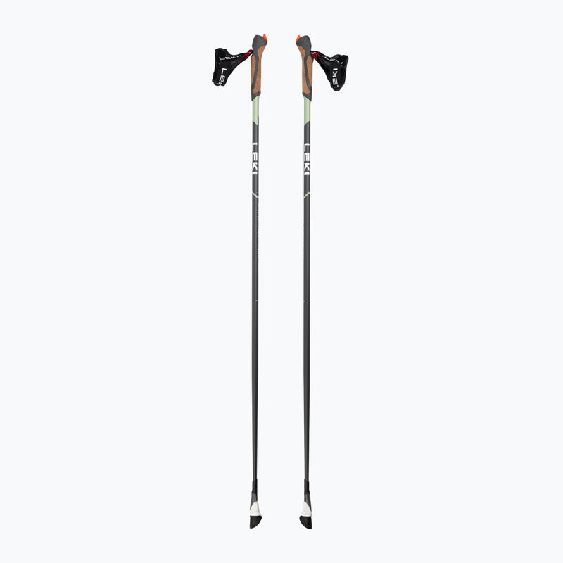 Šiaurietiško ėjimo lazdos LEKI Smart Response dark anthracite/smokegreen/white