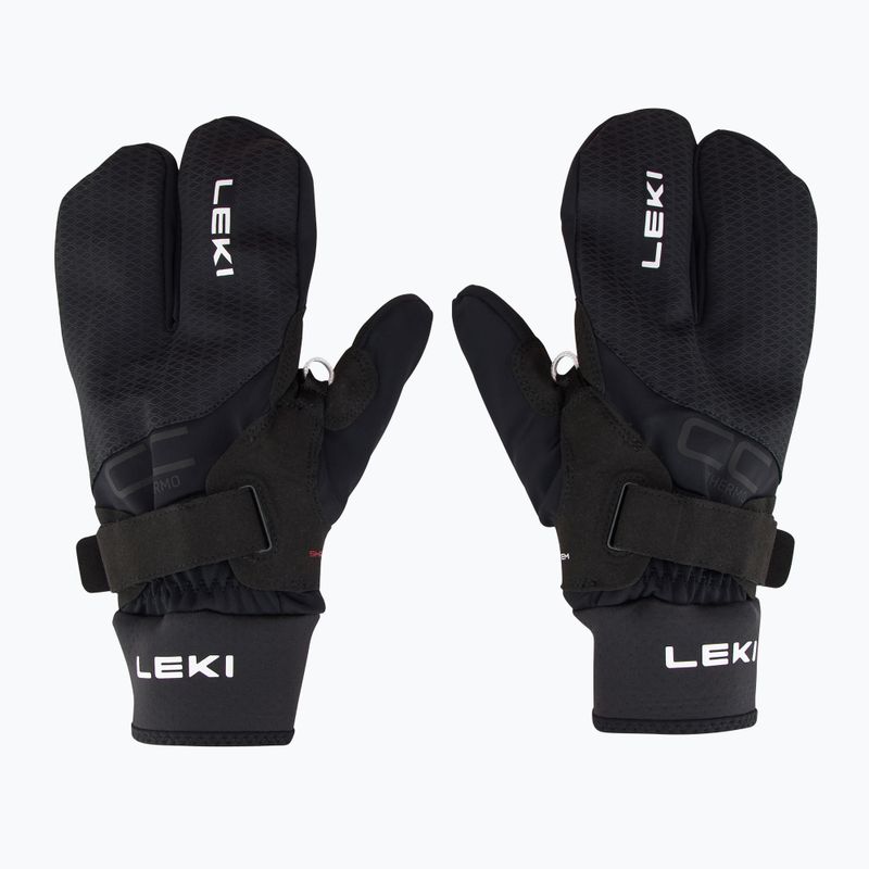Slidinėjimo pirštinės LEKI CC Thermo Shark Lobster (2+2) black 2