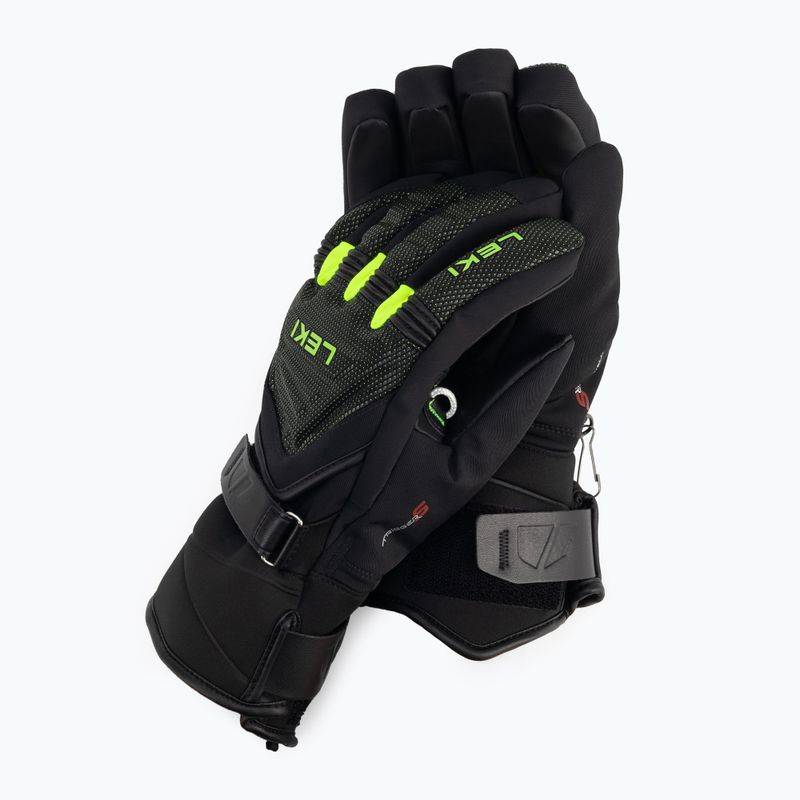 LEKI Race Coach C-Tech S vaikiška slidinėjimo pirštinė juoda 652803701