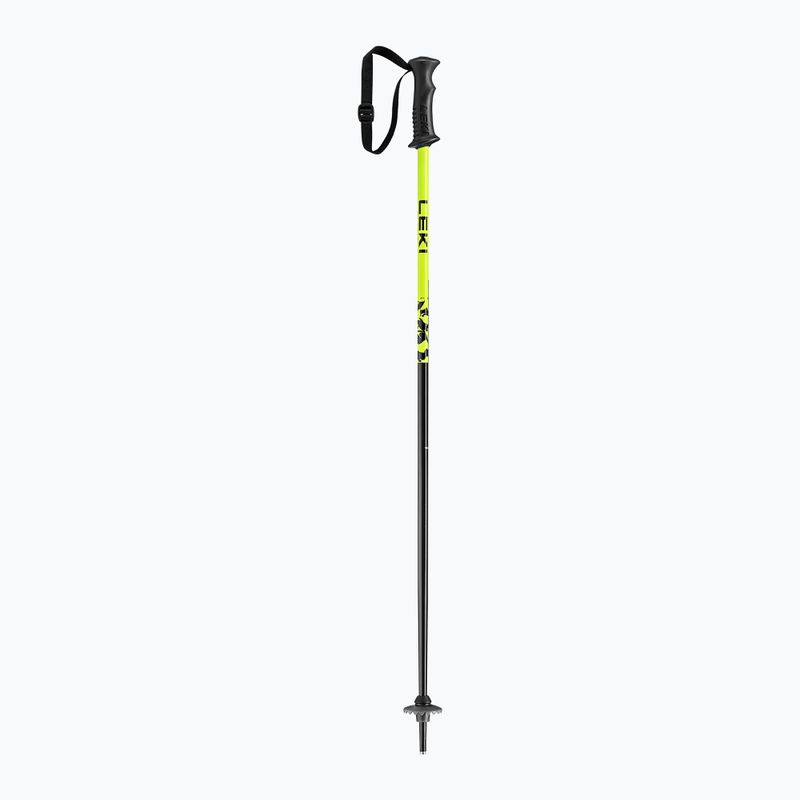 Vaikiškos slidžių lazdos LEKI Rider neon yellow/black 2