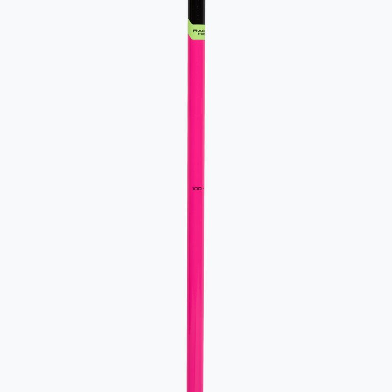 Vaikiškos slidinėjimo lazdos LEKI Racing neon pink/ black/ neon yellow 4