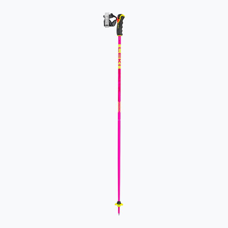 Slidinėjimo lazdos LEKI Spitfire 3D neon magenta/neon yellow/berry 2