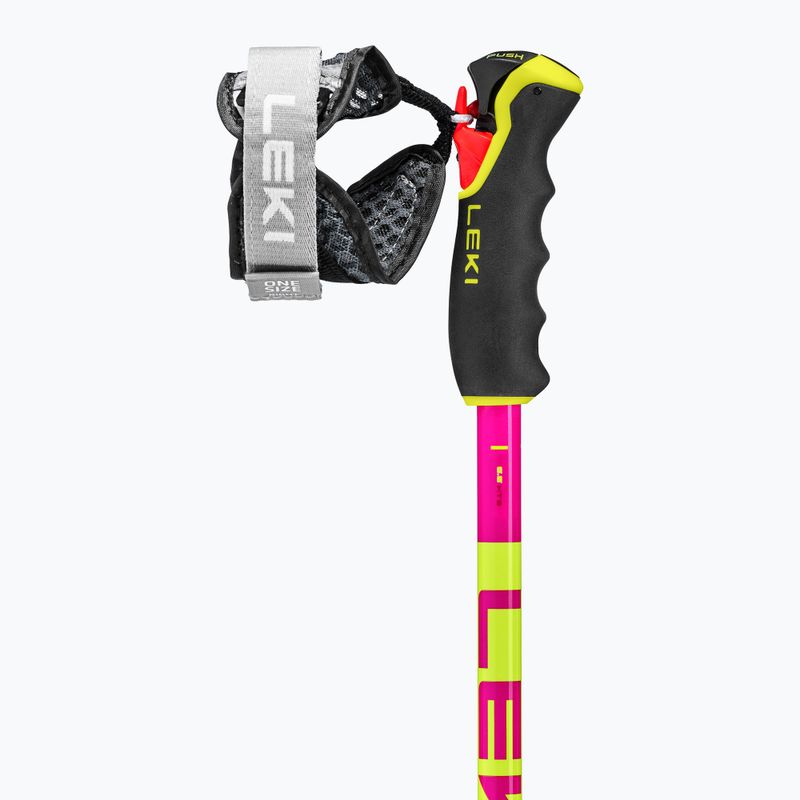 Slidinėjimo lazdos LEKI Spitfire 3D neon magenta/neon yellow/berry 4