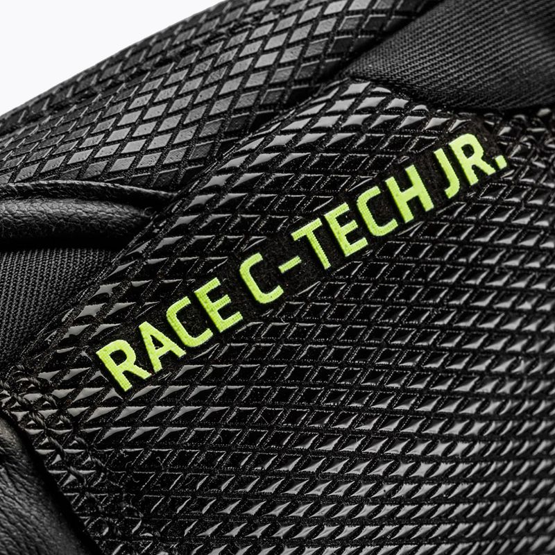 Vaikiškos slidinėjimo pirštinės LEKI WCR C-Tech 3D Junior Mitt black/ice lemon 7