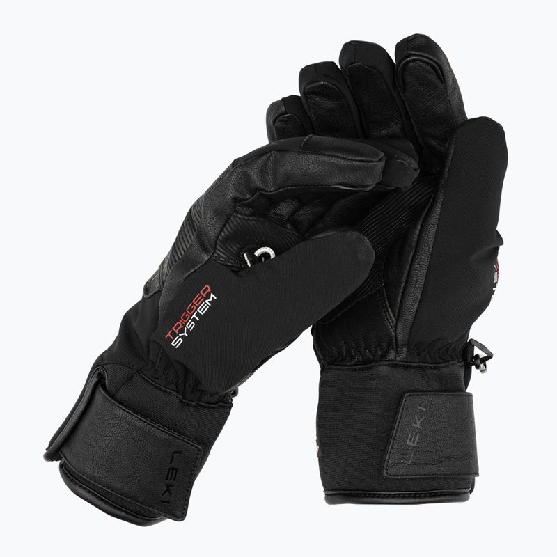 Vyriškos slidinėjimo pirštinės LEKI Performance 3D GTX black